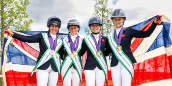 A double golden final day at the FEI European Eventing Championships for the British