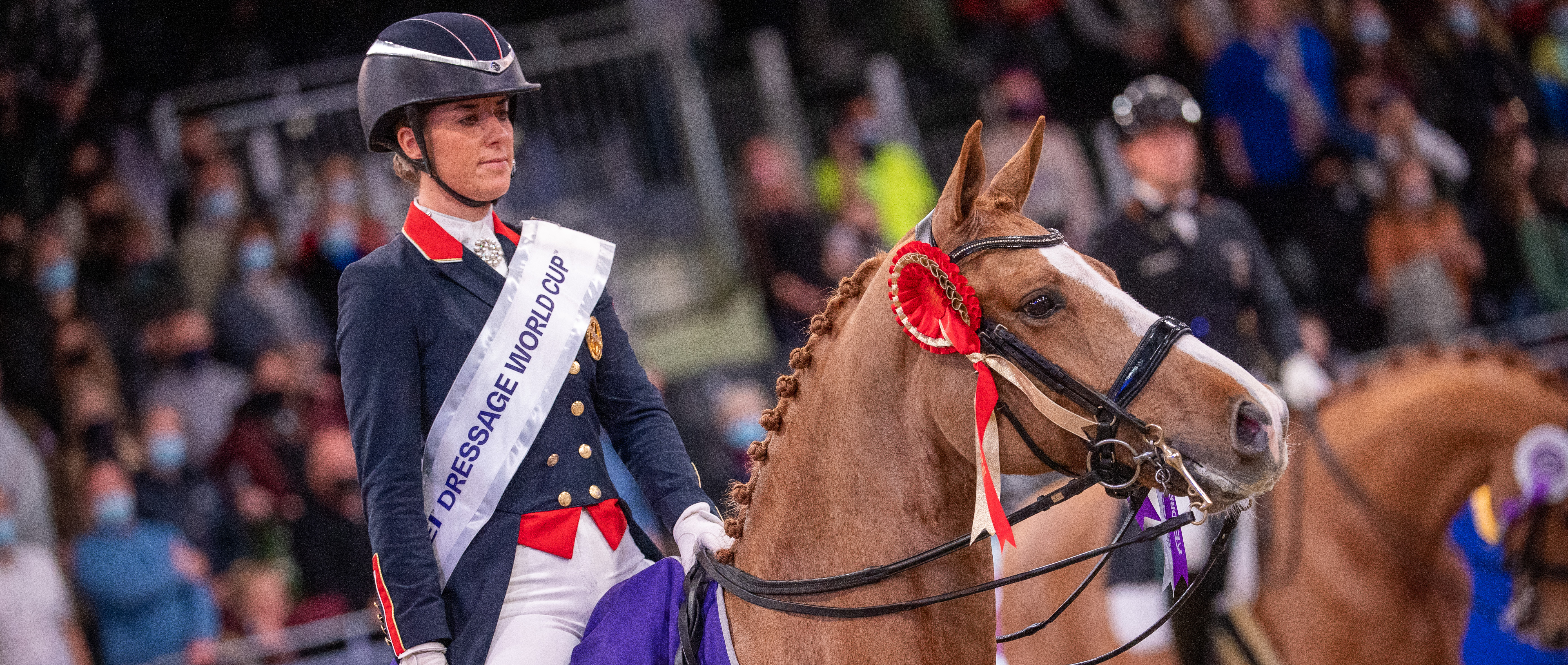 Charlotte Dujardin takes her fifth FEI Dressage World Cup qualifier in London with Gio