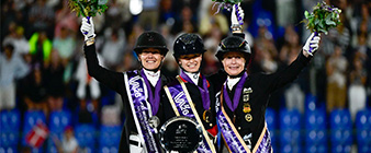 Historic World Championship dressage double-double gold for Britain’s Fry, while British eventers dominate