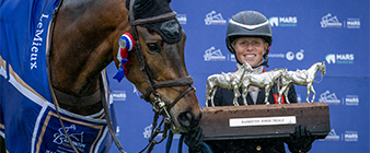 Ros Canter and Lordships Graffalo make it a historic win at Badminton Horse Trials