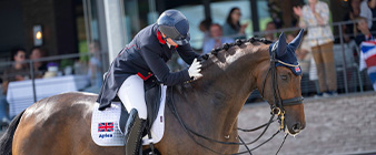 Ultimate dressage sporting highs and lows on day one in Crozet keep Britian in podium placing tussle