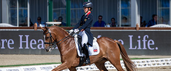 Championship medal number 20 for Charlotte Dujardin