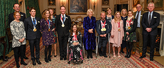 Olympians and Paralympians celebrated at Clarence House reception