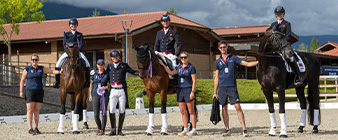 Britain’s dressage heroes shine for a team silver in Crozet