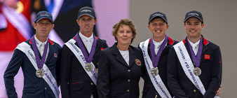 British jumping quartet secure silver in Spain