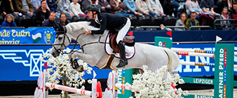 Young British talent rises to the top in round two of FEI Jumping World Cup Final