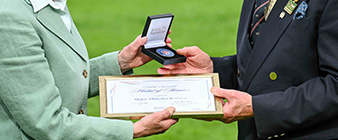 British Equestrian celebrates two leading eventing figures at Defender Burghley Horse Trials