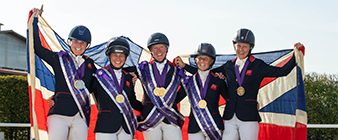 Great Britain sweep the podium at the FEI Eventing European Championship